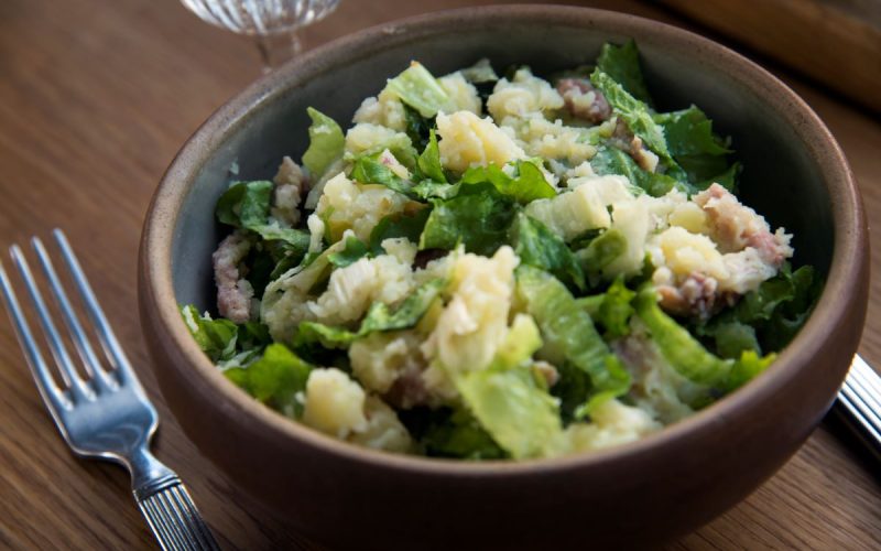 Salade au lard