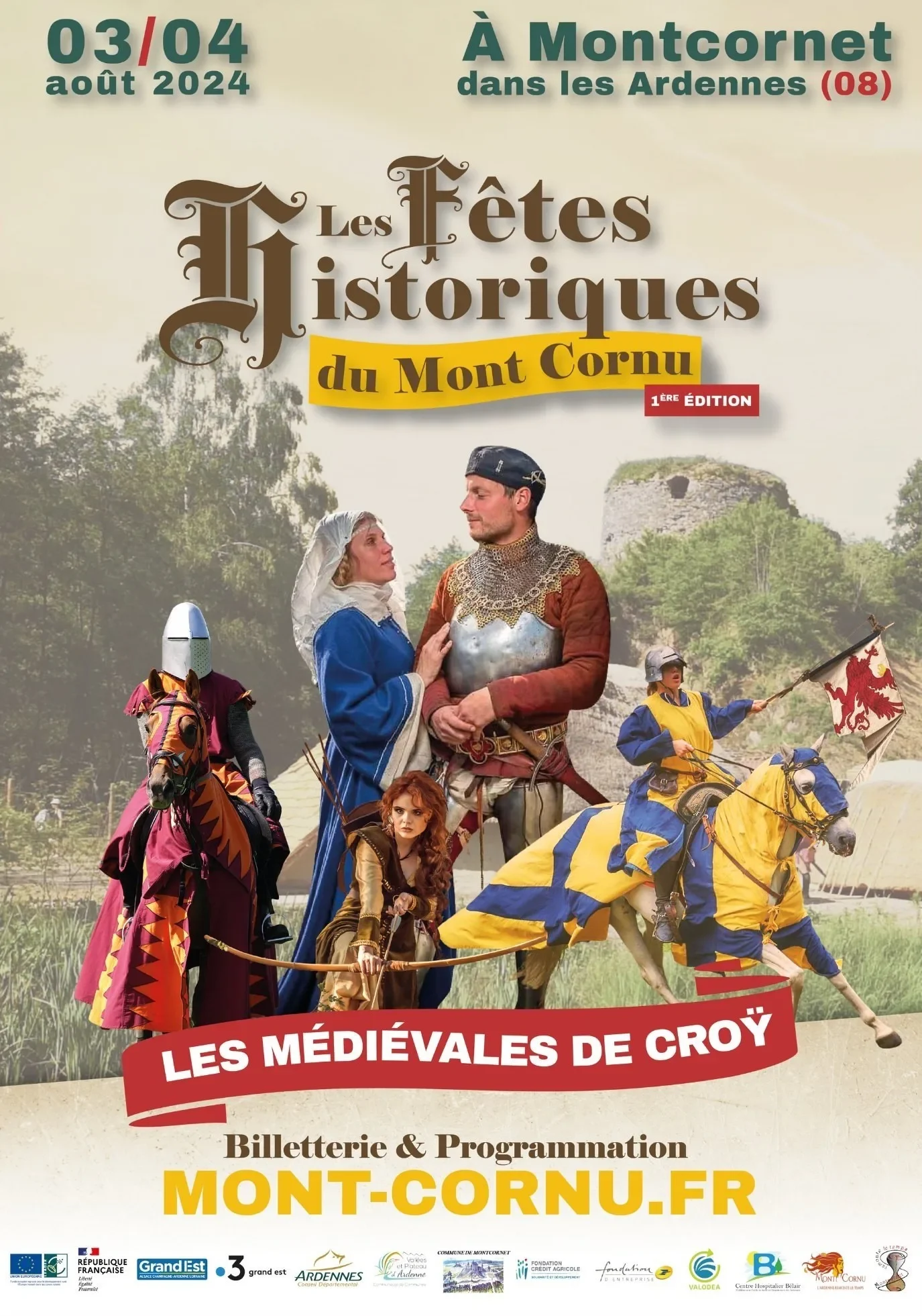 Les fêtes historiques du Mont Cornu des 3 et 4 août 2024