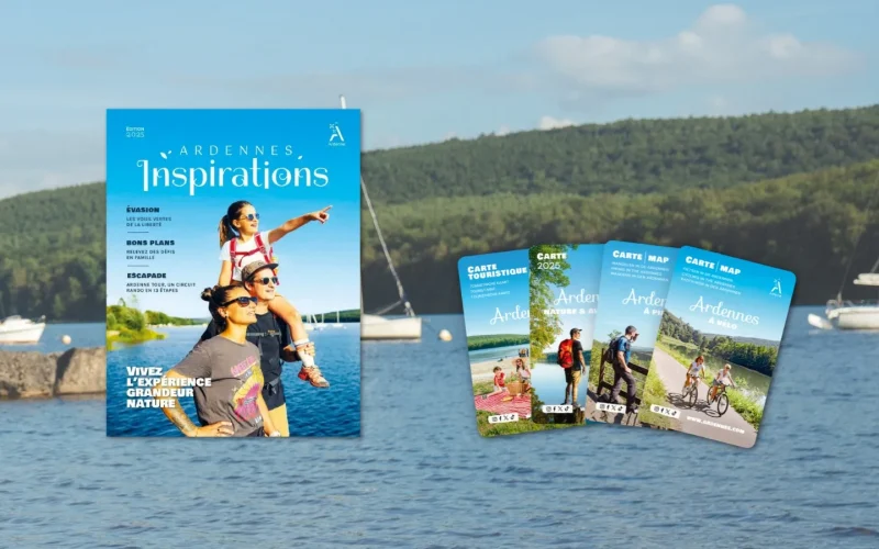 Collection de brochures Ardennes Tourisme 2025