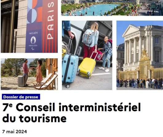 Comité interministériel du tourisme du 7 mai 2024